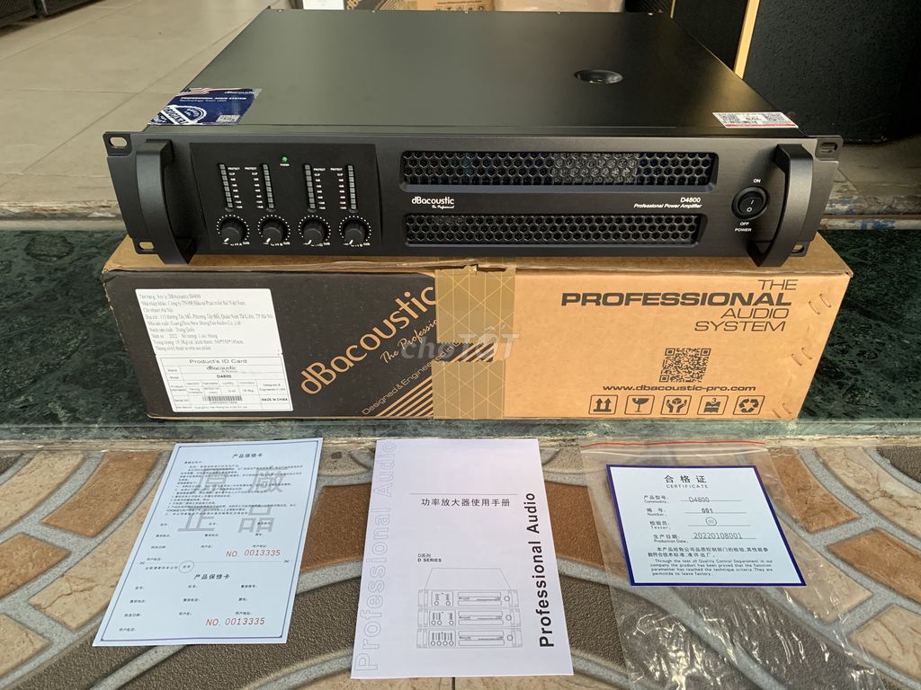Усилитель 4 канала DBacoustic D4800 оригинальный импортный