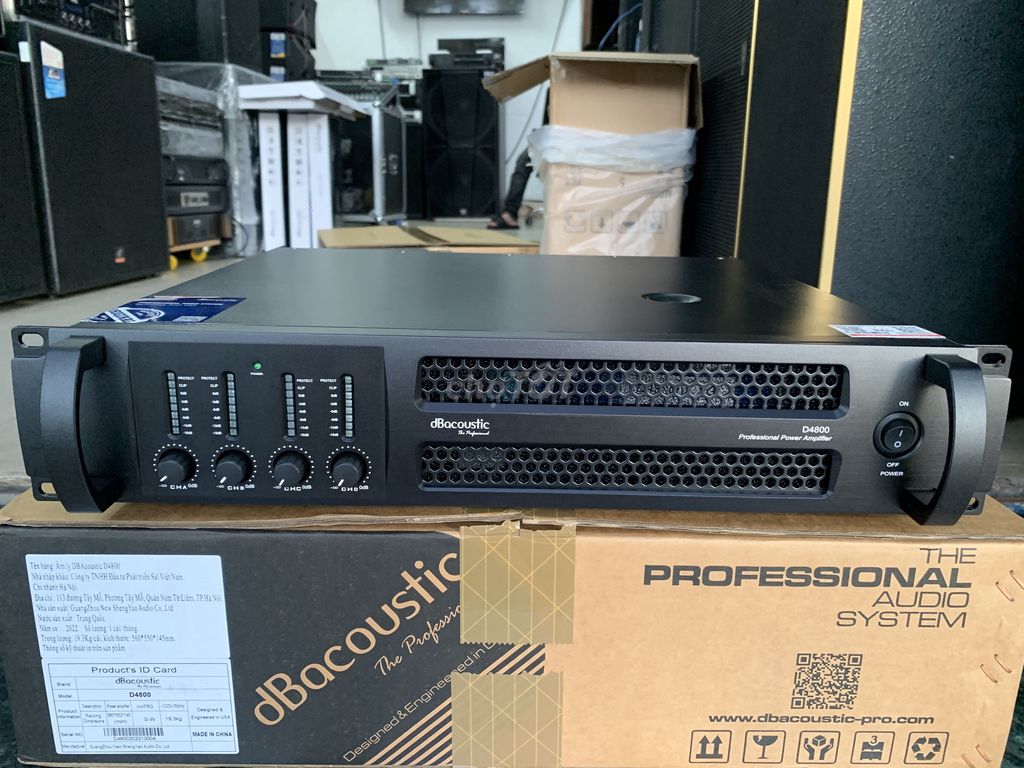 Фото 2: Усилитель 4 канала DBacoustic D4800 оригинальный импортный