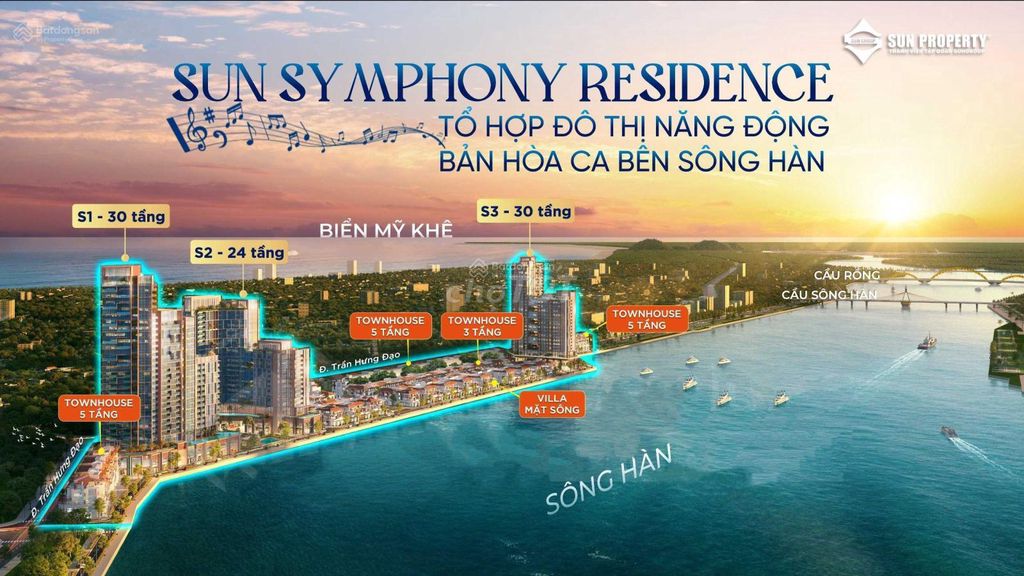 Срочно продаю квартиру Sun Symphony у реки Хан, красивый вид, отличная цена!