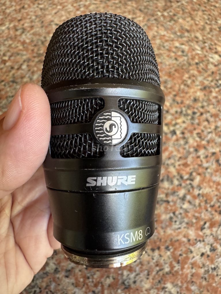 Продается головка (капсюль) микрофона Shure KSM8 черный беспроводной