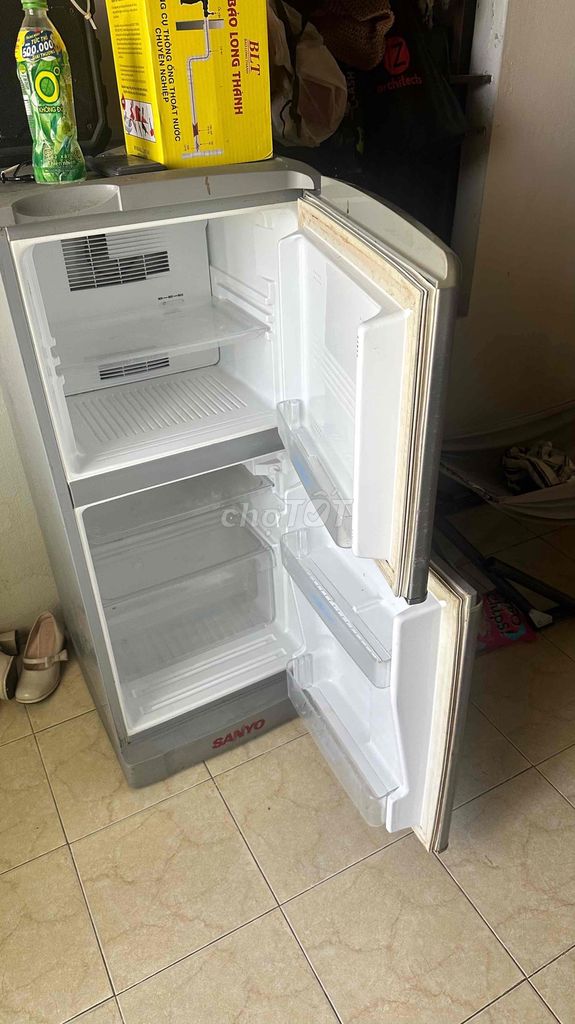 Холодильник Sanyo Серый Энергосберегающий