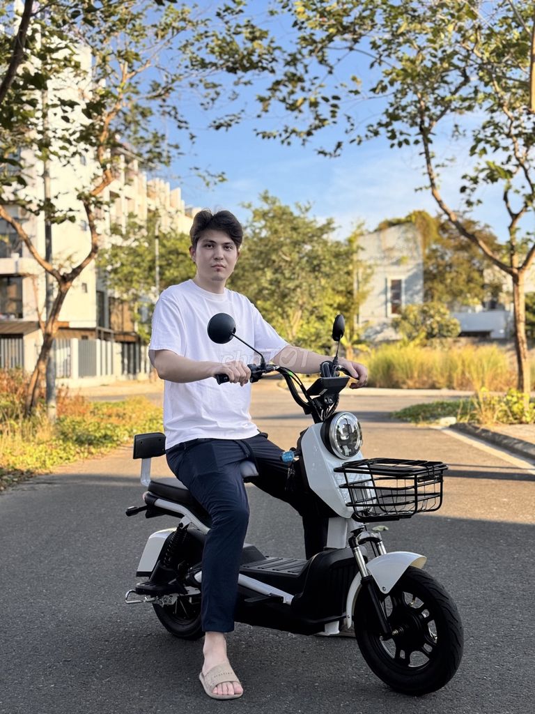 Электроскутер SK8 48V20A Li-ion 500W Белый, Черный