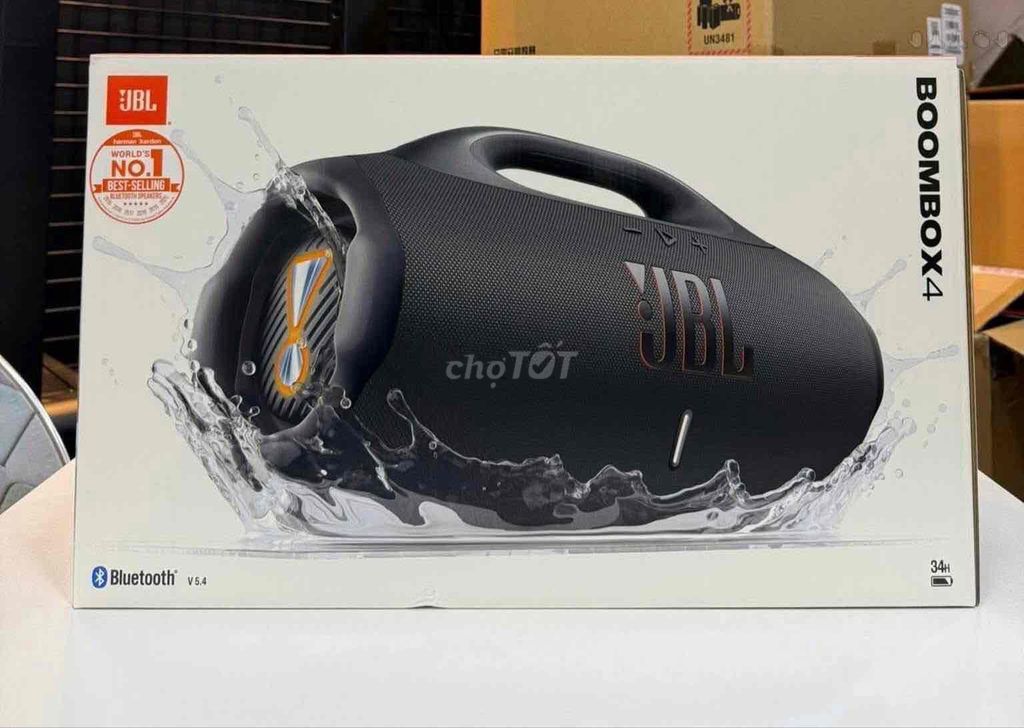 Колонка Bluetooth JBL Boombox 4 Черная