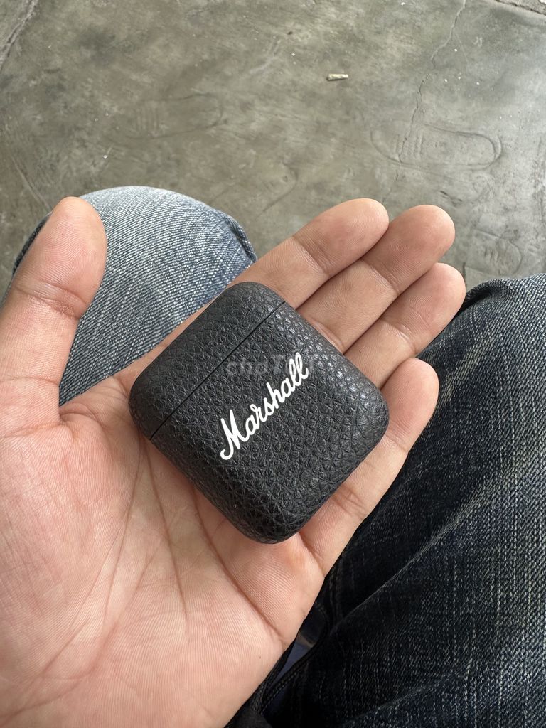 Marshall Minor IV Черные Bluetooth наушники TWS