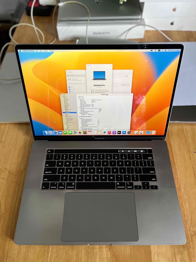 MacBook Pro 2019 16 inch i7 Ram 16GB Ssd 512GB
