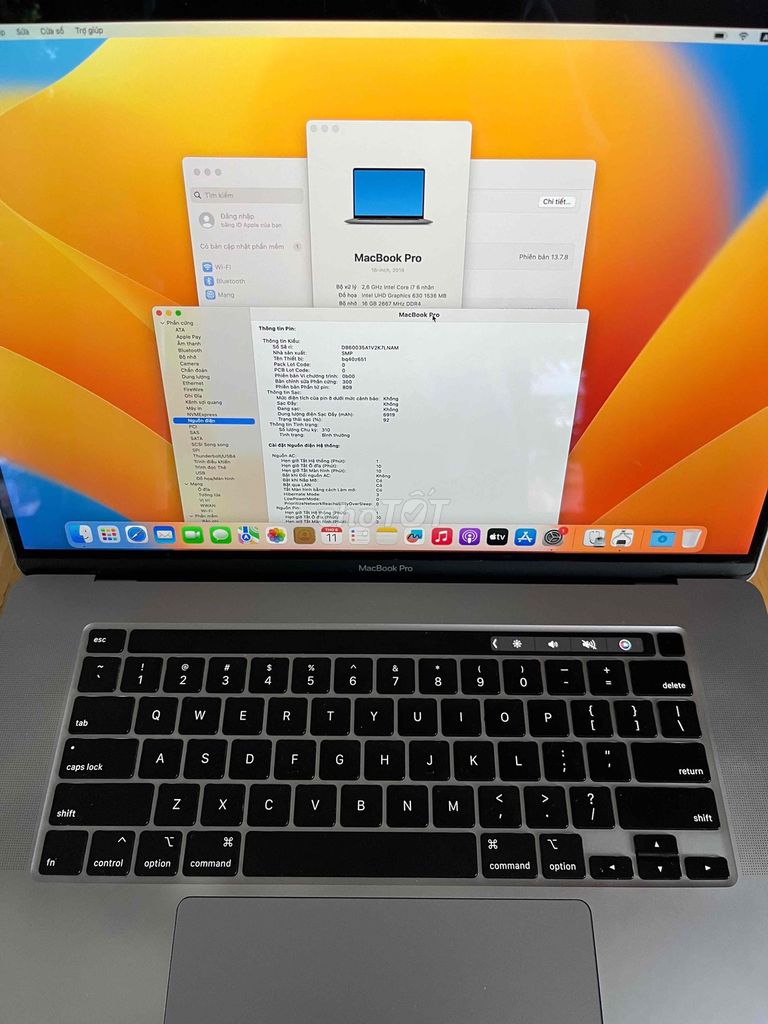 Фото 2: MacBook Pro 2019 16 inch i7 Ram 16GB Ssd 512GB