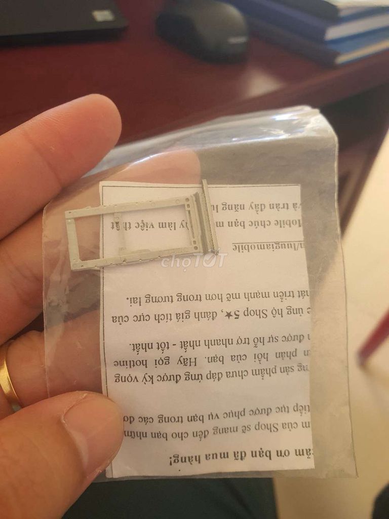 Лоток для SIM-карт Samsung Note10plus Silver