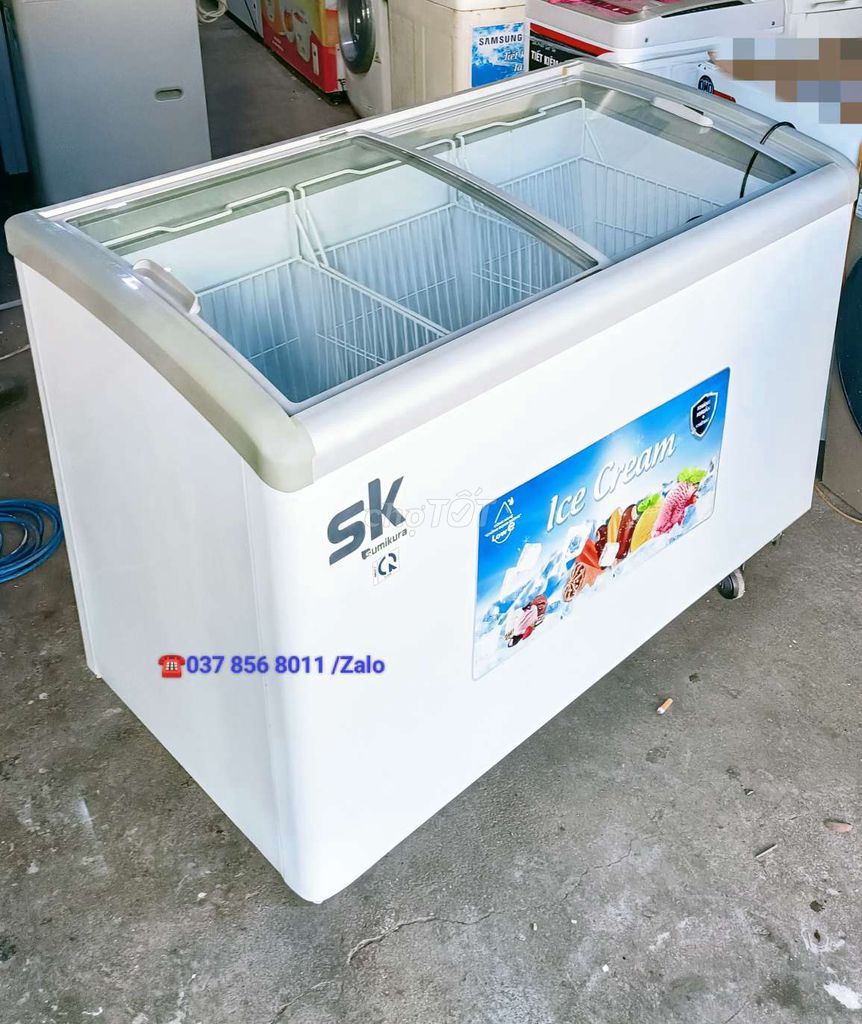 Морозильный ларь Sumikura 400L R290 медная трубка Белый