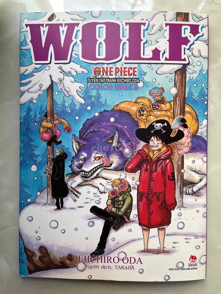 Сборник цветных иллюстраций One Piece Color Walk 8 новый