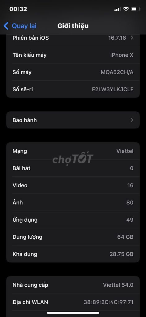 Apple iPhone X 64GB, красивый, без царапин
