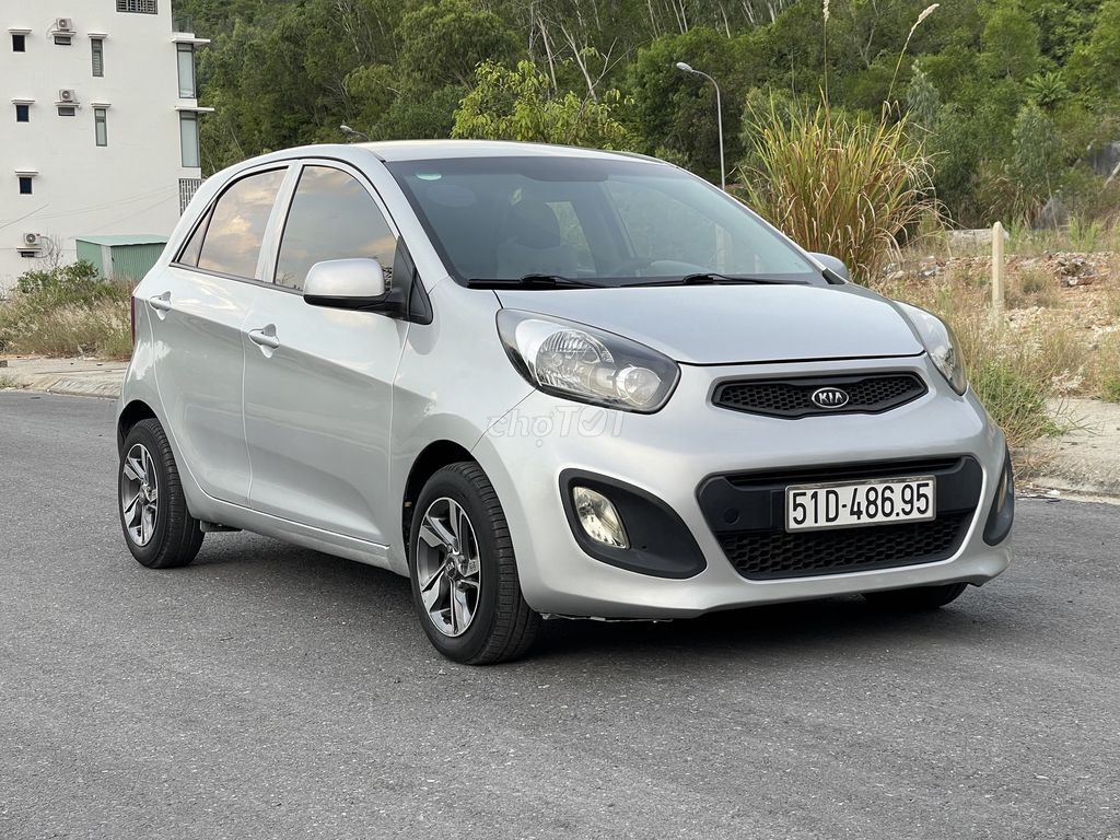 Kia Morning 2012 хэтчбек, автоматическая, серебристый