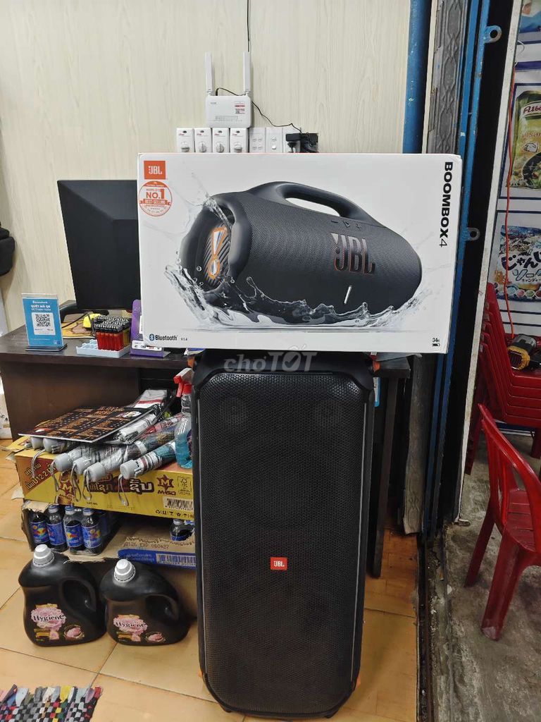 Колонка Bluetooth JBL Boombox 4 Черная 210W