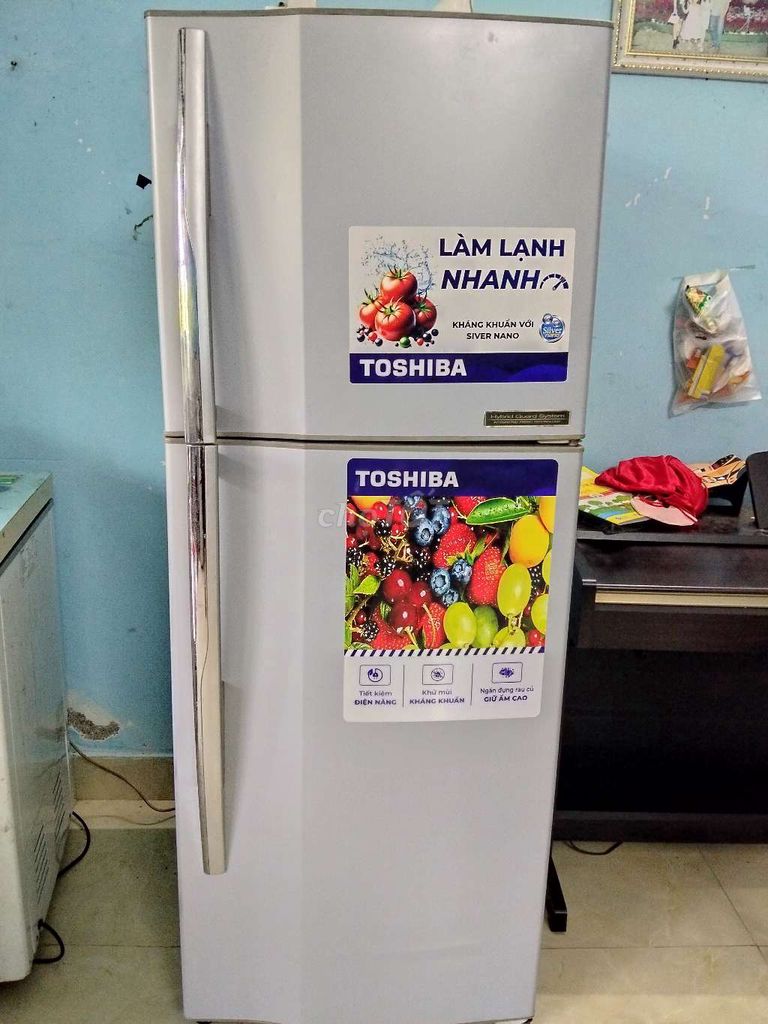 Холодильник Toshiba 280 литров Серый