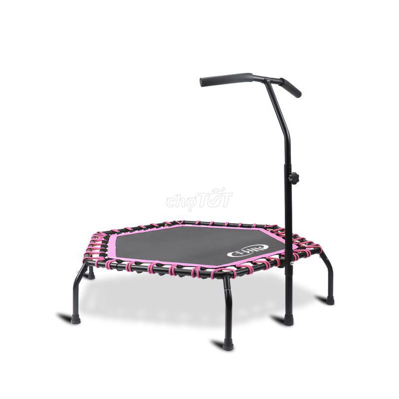 Батут Trampoline розово-черный