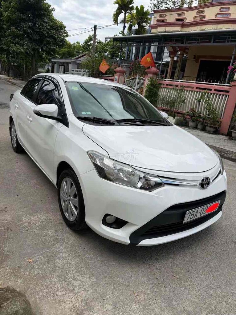Toyota Vios E 2016 Механика Белый