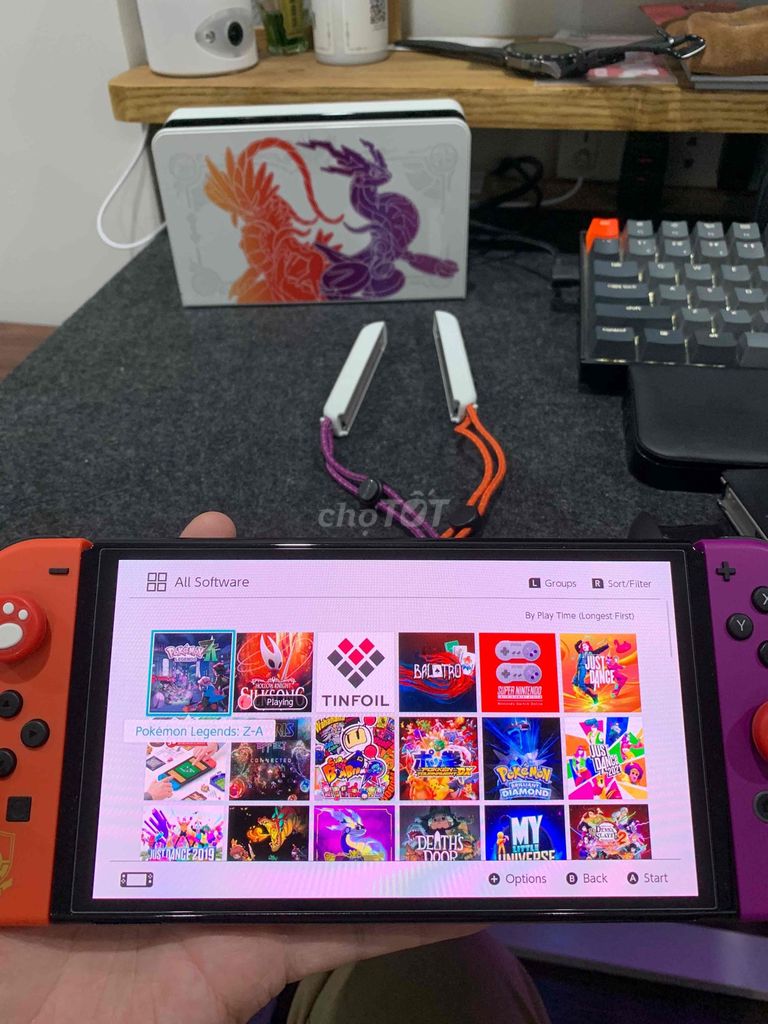 Nintendo Switch OLED Pokemon модифицированная
