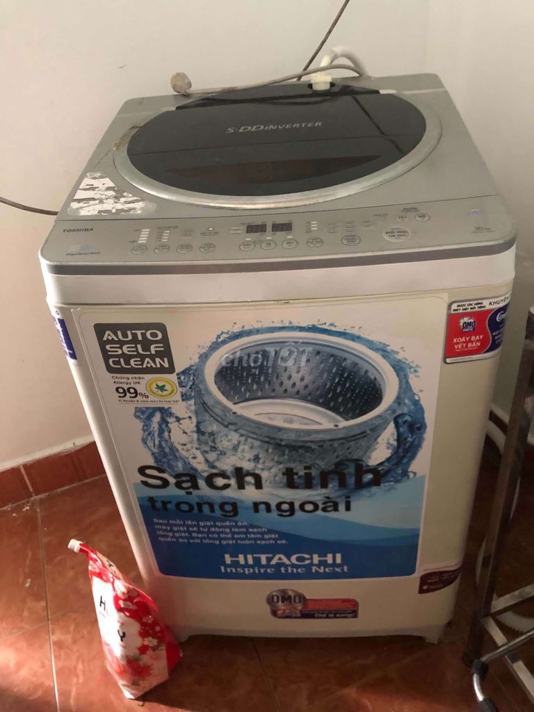 Стиральная машина Toshiba Inverter 10 кг, серая