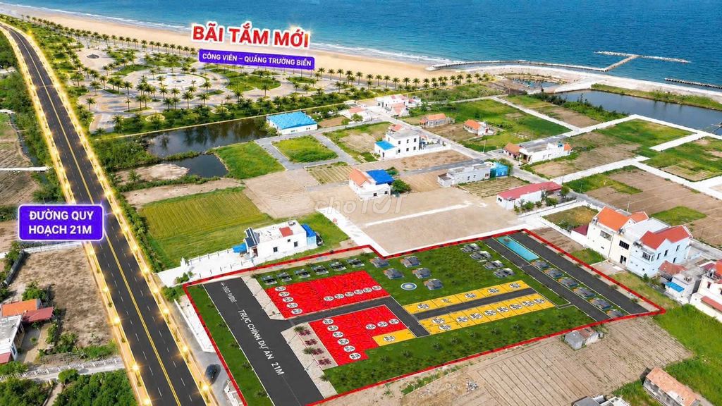 Продажа земельных участков у пляжа Хайсуан, 100 м до моря, цена от 1,3 млрд