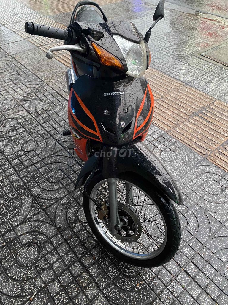 Honda Wave S Thai 100 2006 Черный Оранжевый