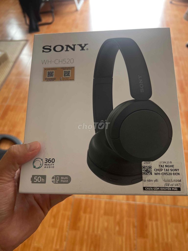 Наушники полноразмерные Sony WH-CH520 Черные