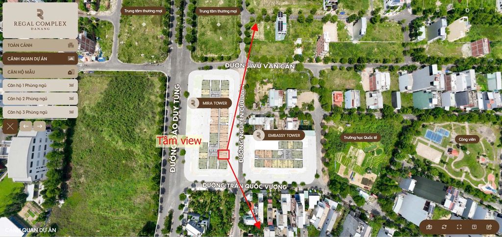 Фото 3: 2-комнатная квартира 88м2 самая дешевая в проекте Regal Complex с видом на балкон, очень прохладно и красиво