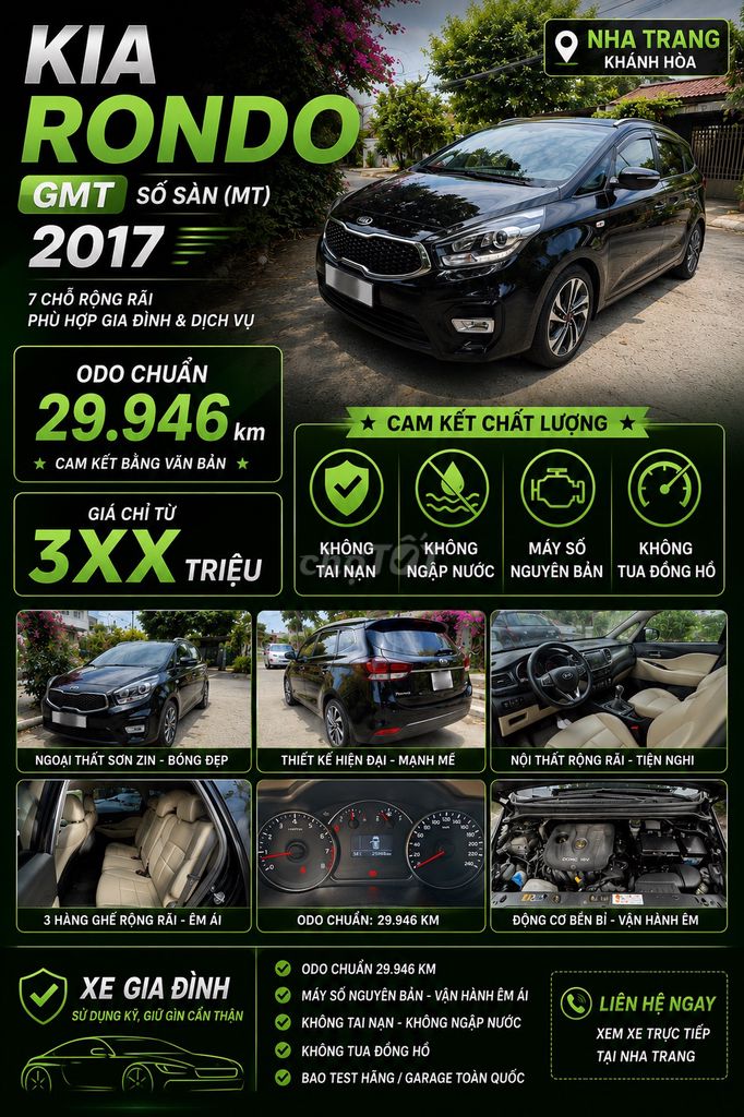 Kia Rondo 2017, механика, 29 946 км, черный