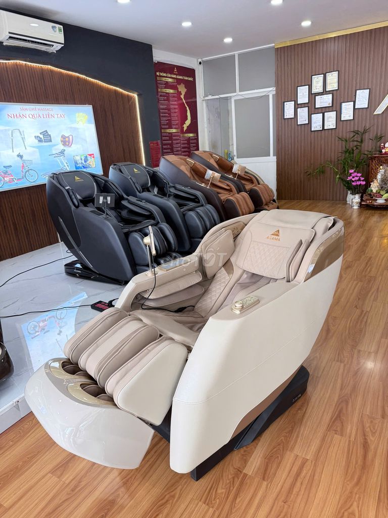Массажное кресло ASAMA SONIC 68 Кремовый, Коричневый, Черный