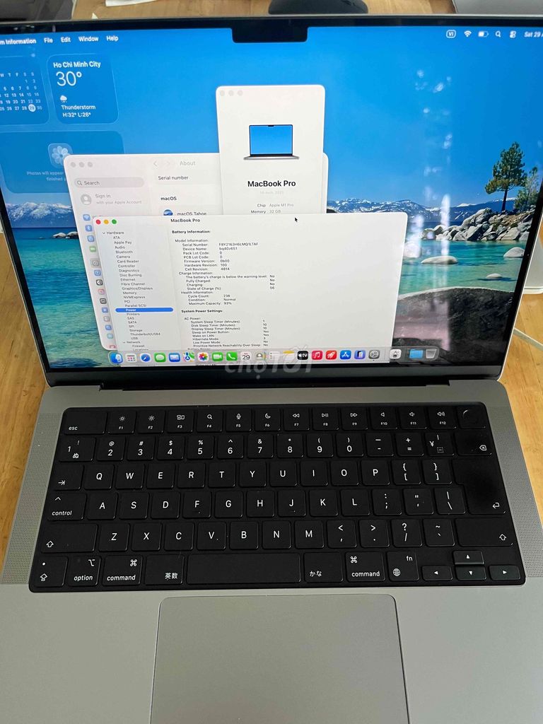 Фото 2: Macbook Pro M1Pro 14 in Ram 32gb Ssd 512gb