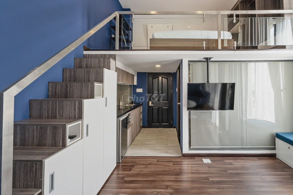 МИНИ-АПАРТАМЕНТЫ СУПЕР-КЛАССА 40М² TÔN ĐẢN РАЙОН 4 С ПОЛНОЙ МЕБЛИРОВКОЙ