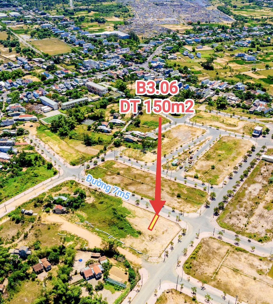 Продам участок Hoi An Green Village 150м2 дорога 7.5м цена 1.875 млрд