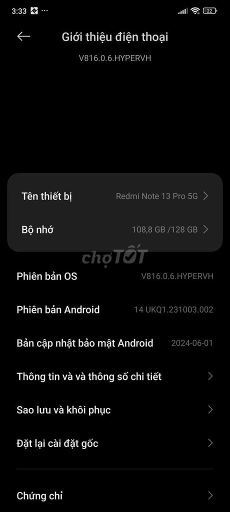 Xiaomi Redmi Note 13 Pro 5G 8GB/128GB