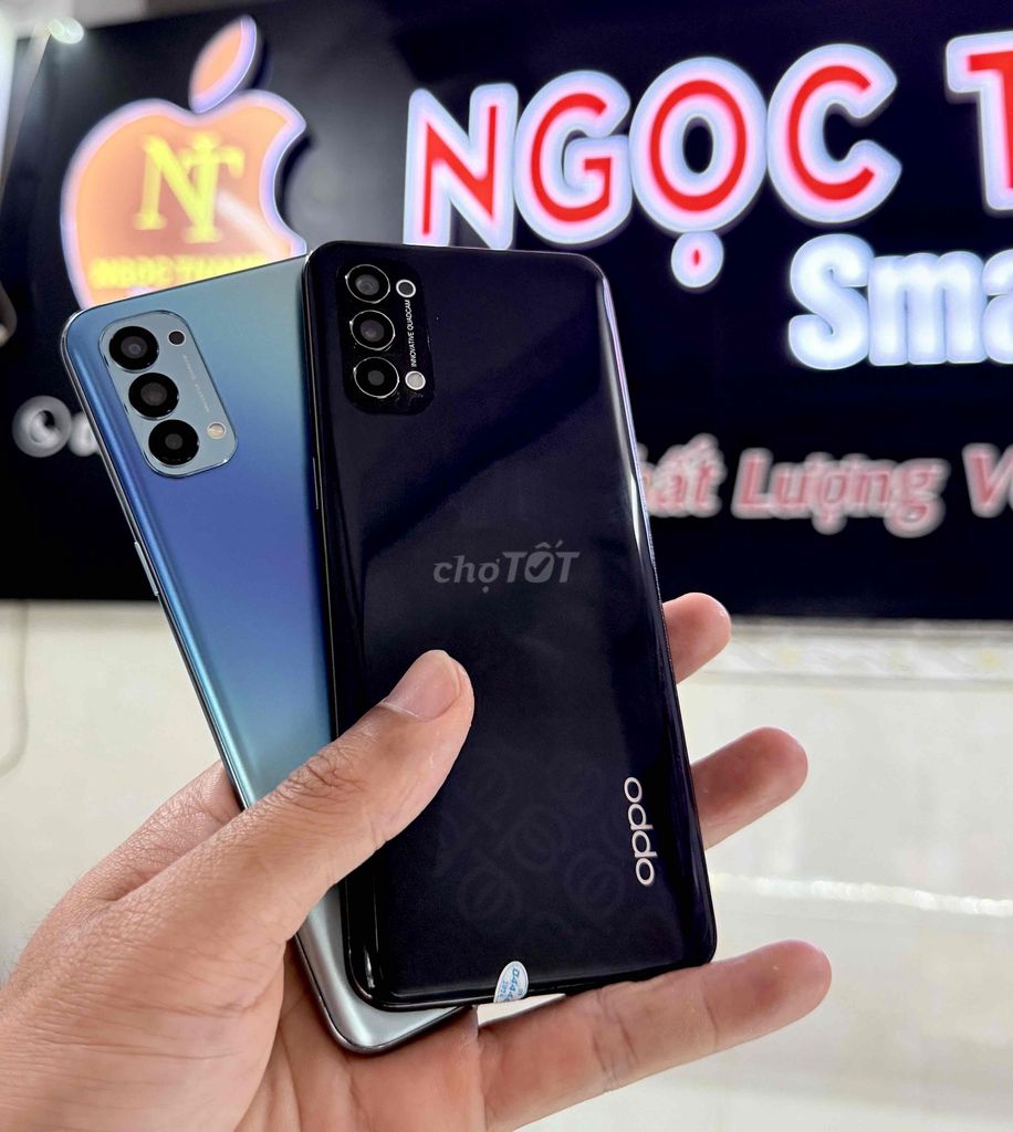 Oppo Reno 4 128GB чёрный, синий