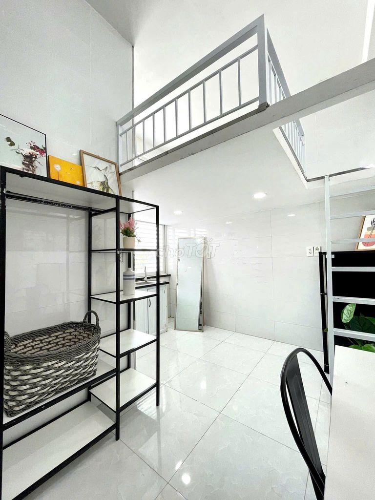 Фото 3: Мини-квартира 30 м² с антресолью на улице Динь Тиен Хоанг, район Биньтхань