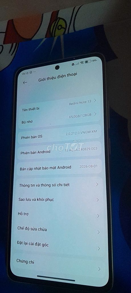 Фото 3: Xiaomi Redmi Note 13 6GB/128GB как новый