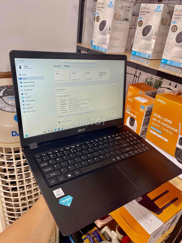 Фото 2: Acer Aspire 3 i3 10-го поколения, 15.6 дюймов, 4GB/128GB, черный