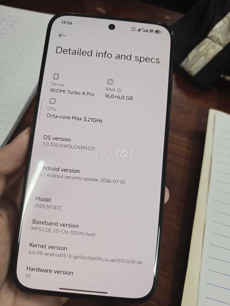 Xiaomi Redmi Turbo 4 Pro 16GB 256GB черный