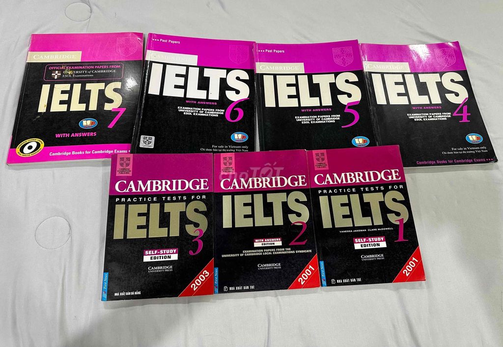 Книги для подготовки к IELTS Cambridge 1-7