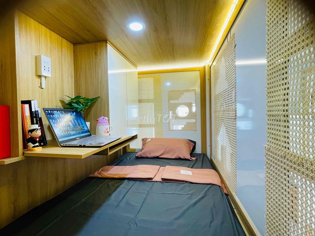Комната Sleepbox 1,7 млн/мес на Во Чи Конг, электричество и вода включены