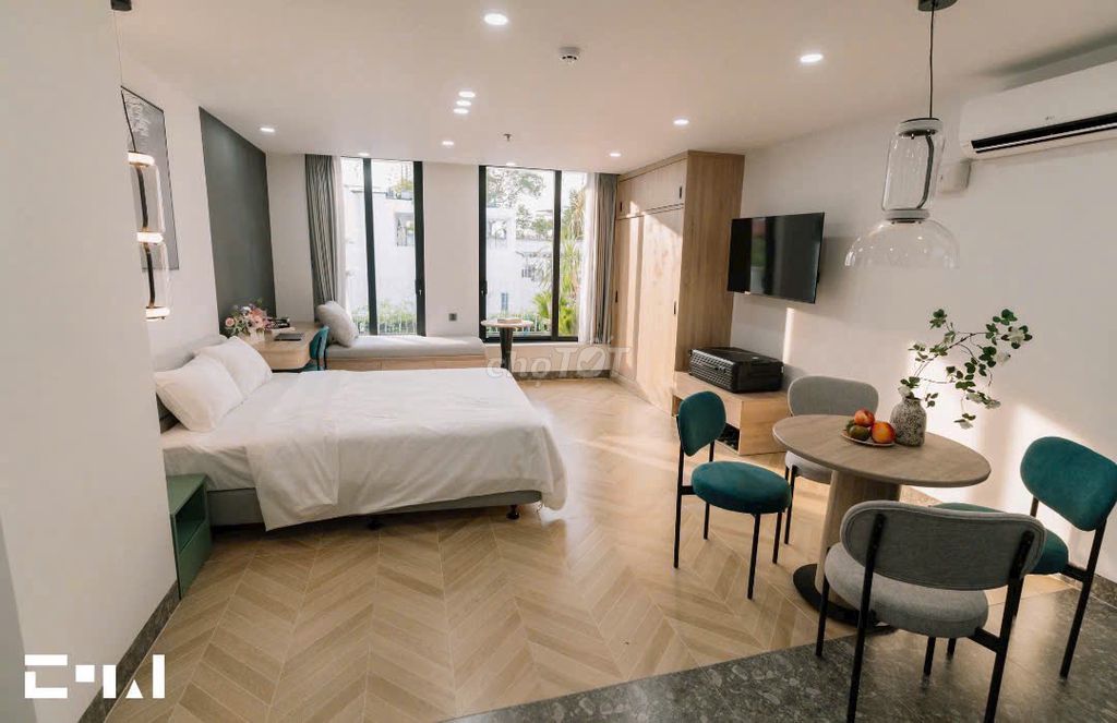 Срочно сдаётся квартира-студия 30 м² на улице Нгуен Хыу Кань рядом с Pearl Plaza и районом 1