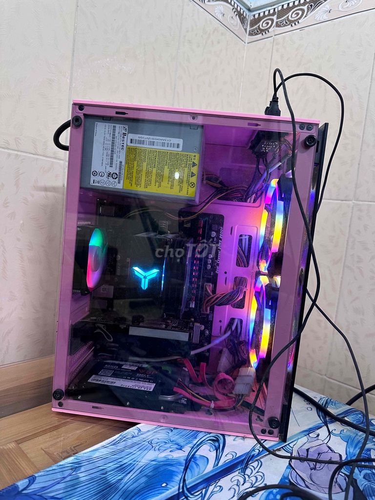 Biostar H61-A70 E3P AMD A8-5500K 8GB Розовый