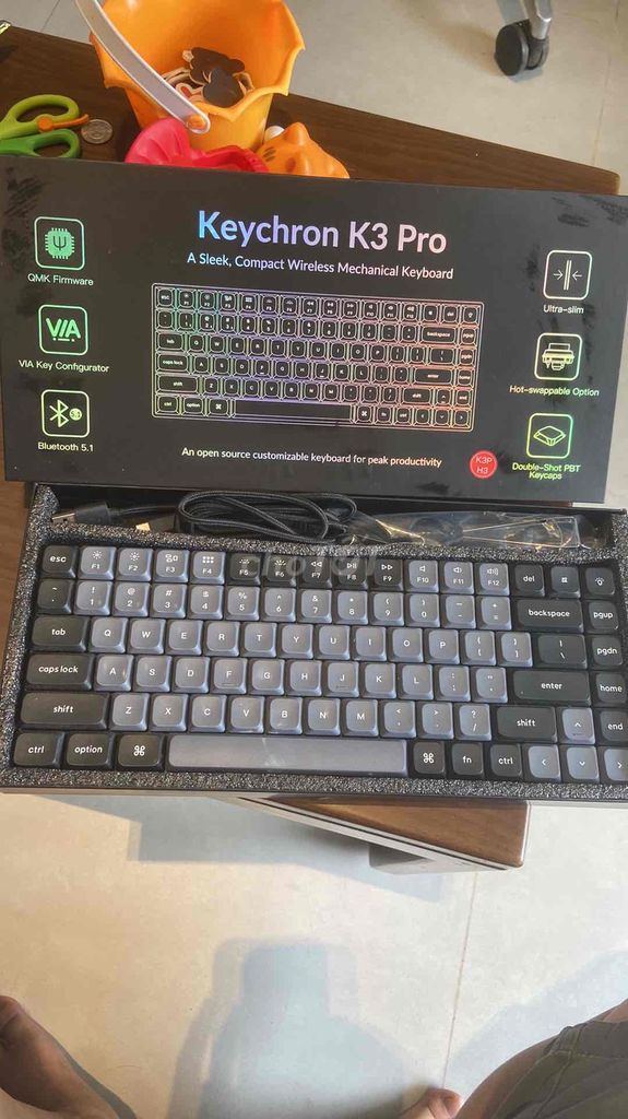 Механическая клавиатура Keychron K3 Pro с низкопрофильными переключателями Gateron