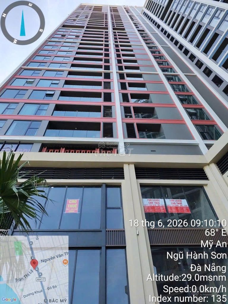 Аренда блока Panoma 1, Sun Cosmo Residence, мост Чан Тхи Ли