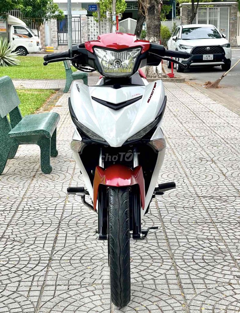 Exciter 150 бело-красный, номер 92. NX, первоначальный взнос 6 млн