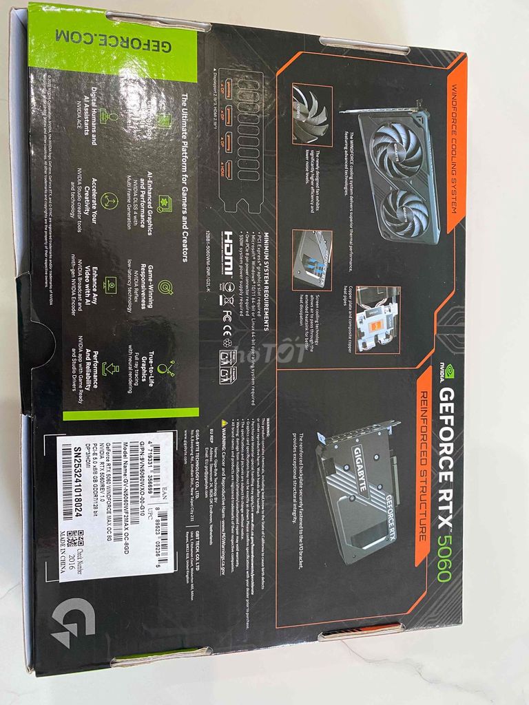 Фото 2: Видеокарта Gigabyte RTX 5060 8GB Новая