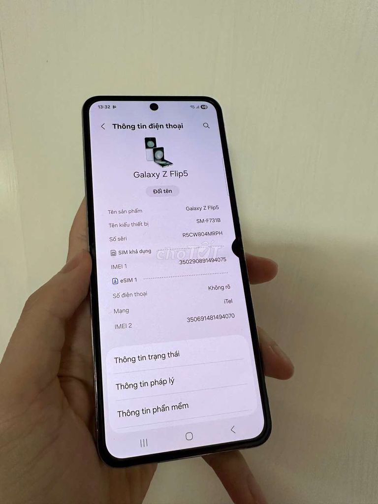 Фото 2: Samsung Z Flip 5 синий 256GB 5G