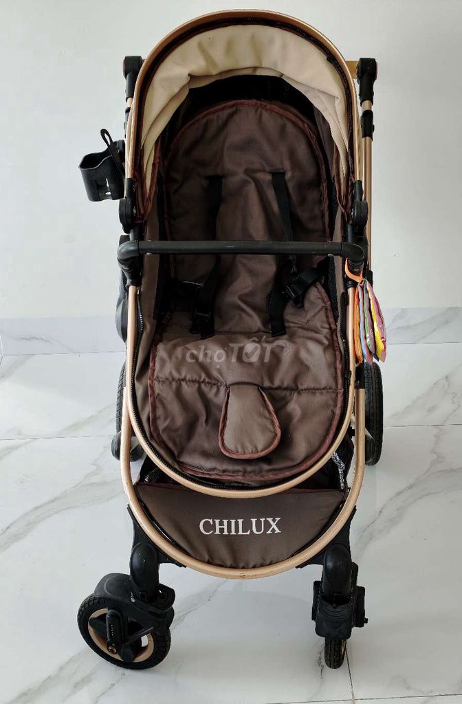 Многофункциональная коляска-люлька Chilux V1.6 Коричневая