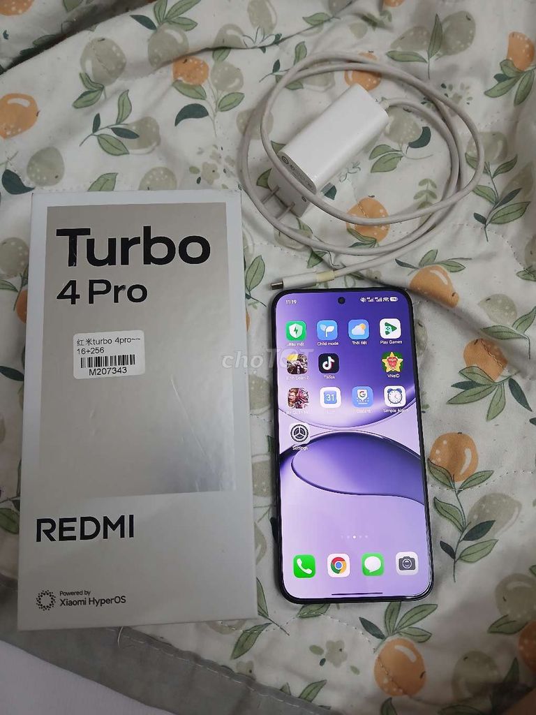 Xiaomi Turbo 4 Pro 16GB/256GB черный, внутренний ROM