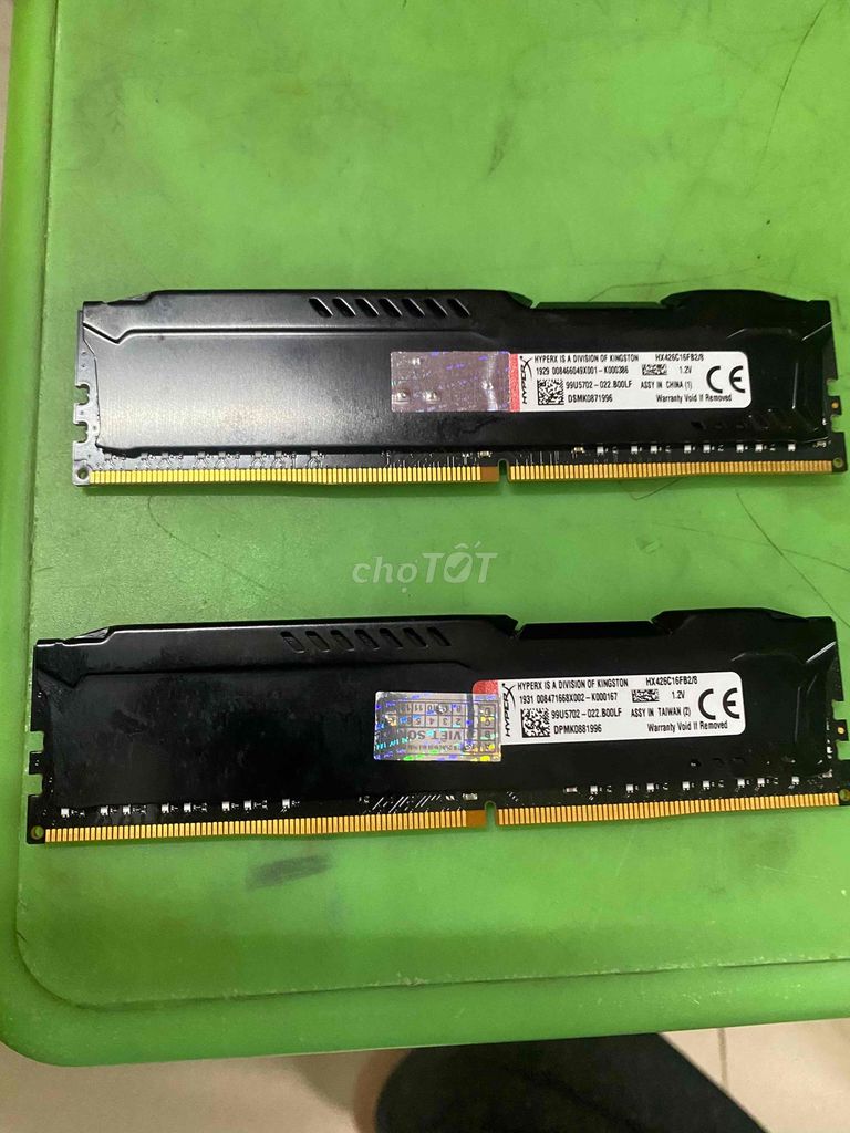 RAM Kingston HyperX 2x 8GB DDR4 2666MHz Черный