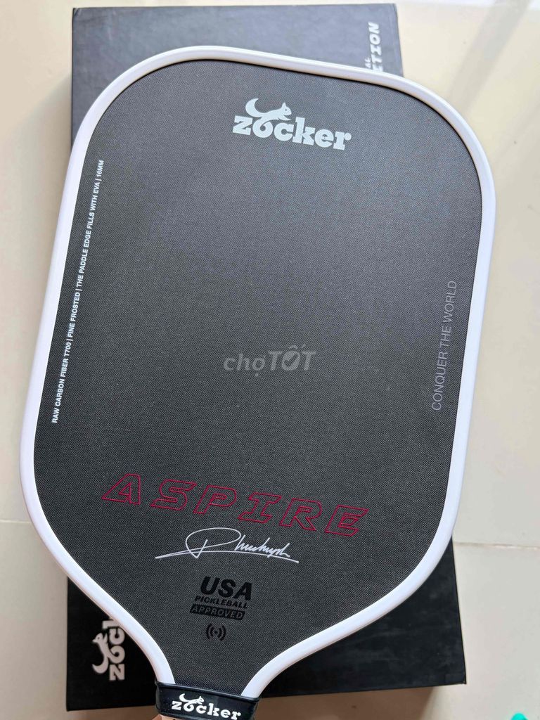 Фото 2: Ракетка для пиклбола Zocker Aspire Phuc Huynh