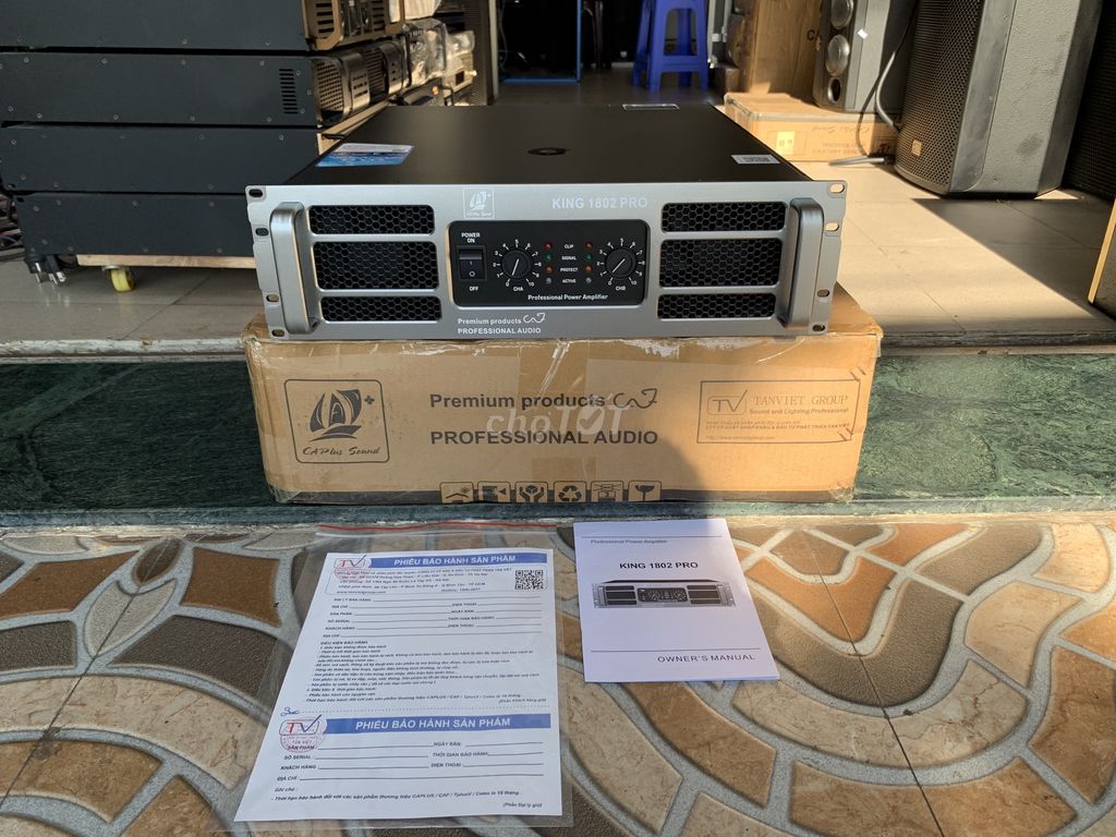 СУПЕР МЕГА РАСПРОДАЖА УСИЛИТЕЛЯ CAF KING-1802PRO 1800W/1КАНАЛ, МОНО 3U